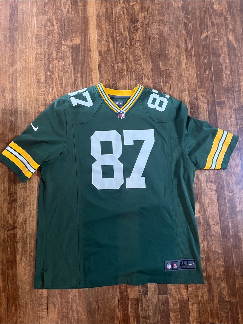 Jordy Nelson 87 Green Bay Packers Jersey